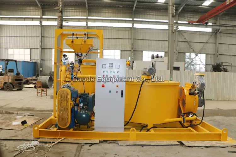 Gaodetec GGP500/2000/165H-E Compact Colloidal Bentonite Grout Injection Plant for Backfilling